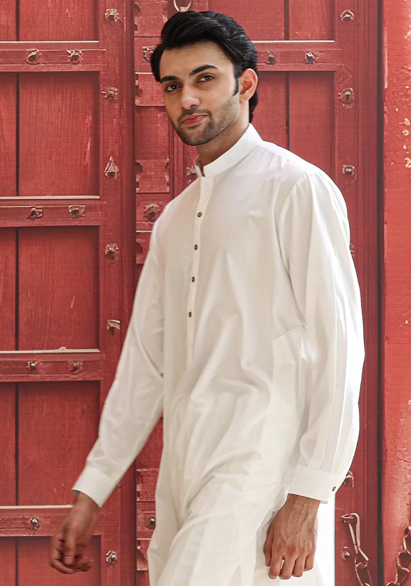 Poly Viscose Cloud Dancer Classic Fit Suit - Image 4