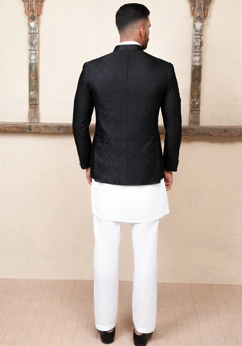 Premium Satin Silk Tap Shoe Embroidered Jacket - Image 4